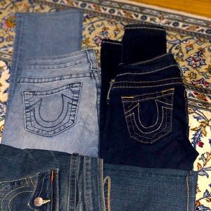 3 True Religion jeans size26